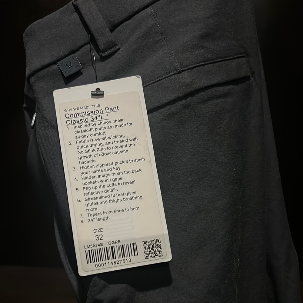 Gray Commission Pants